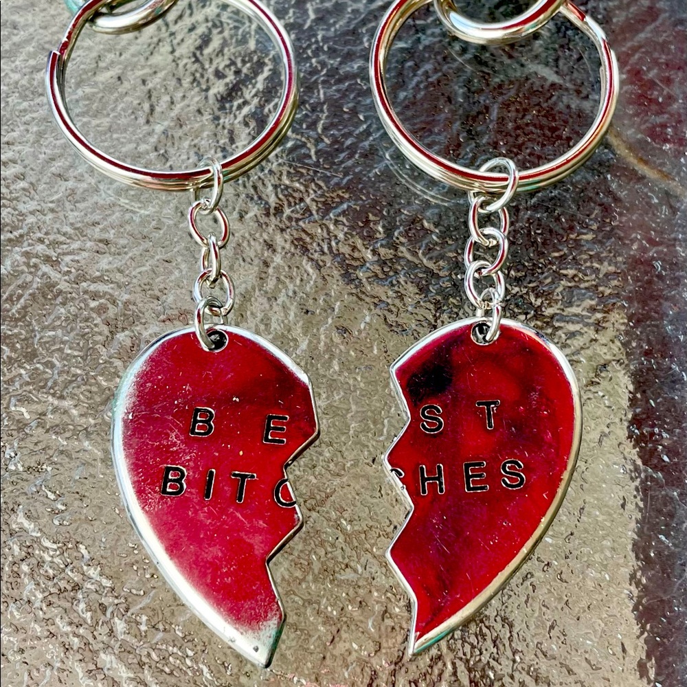 Two-piece key chain set